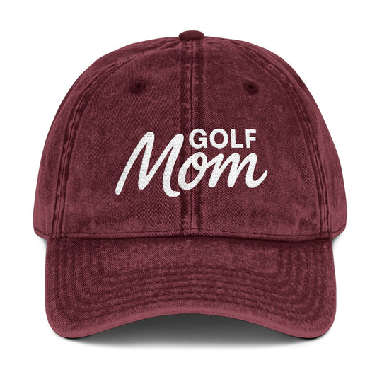 Golf Mom Vintage Cap
